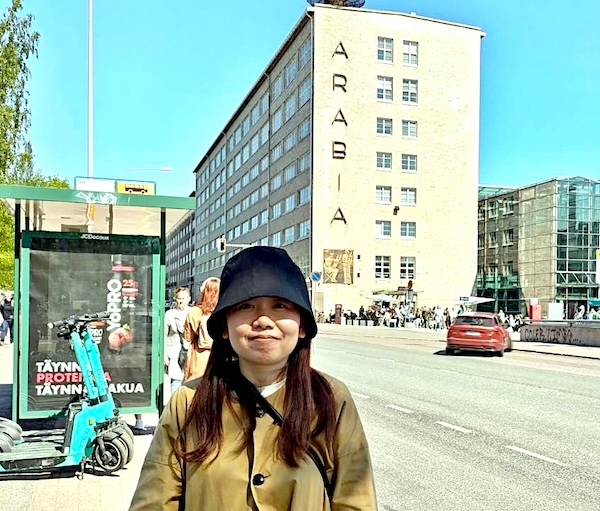 ※スウェーデンの学校「 Capellagården 」に留学していた頃。